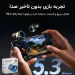 هدفون بلوتوثی مدل WIRELESS STEREO TWS V5.3 - تصویر 6